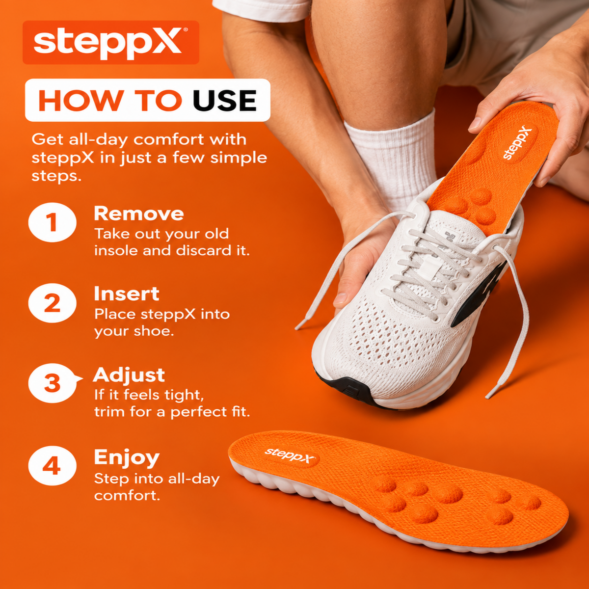 4D Cloud Insole Steppx