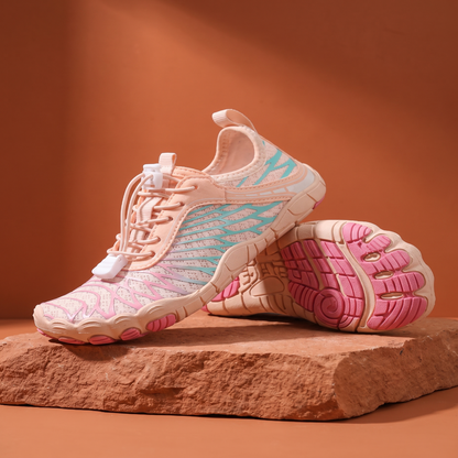 SteppX Splash kids water shoes in Dusty Pink